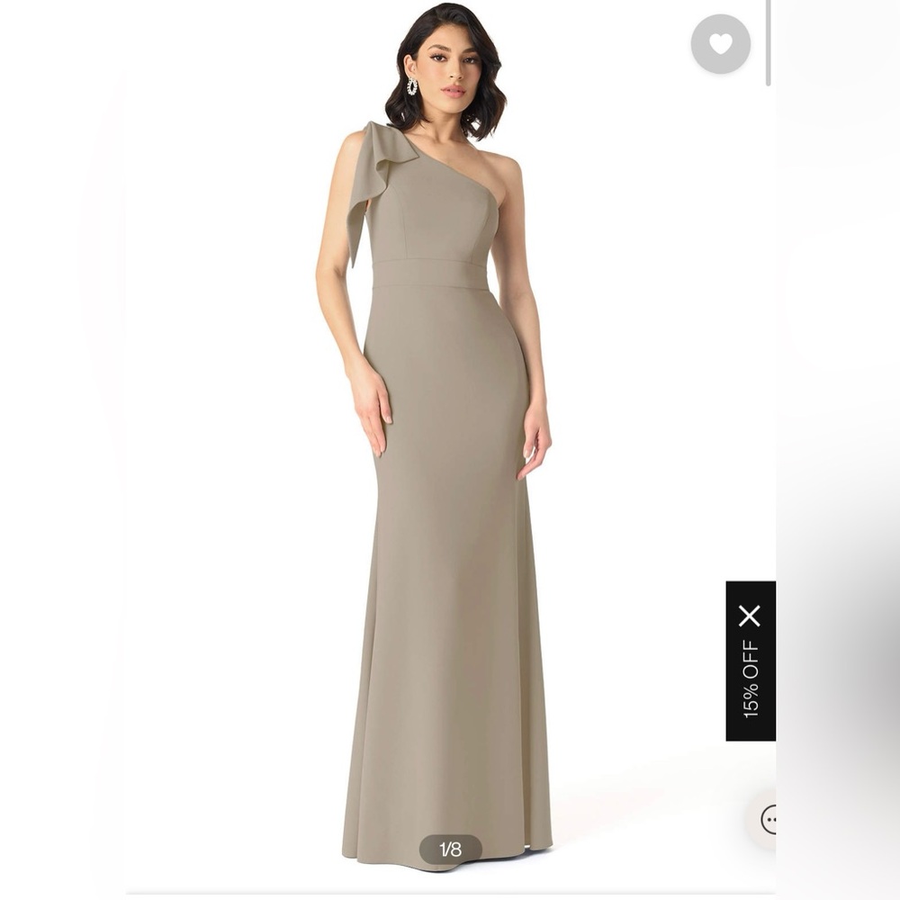 Azazie Taupe Bridesmaid Dress